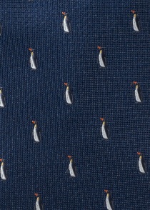 Set completo "Pinguino" con cravatta e fiocco in