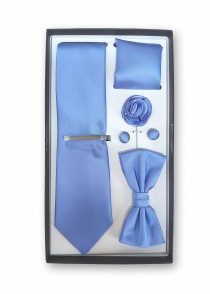 Elegante confezione regalo in un brillante blu