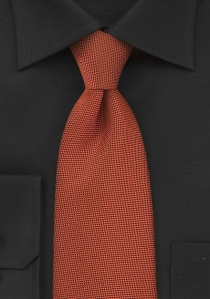 Cravatta arancione puntini