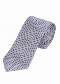 Cravatta XXL grigio chiaro con struttura