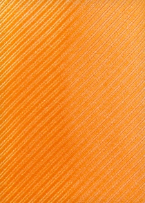 Cravatta a righe tinta unita superficie arancione