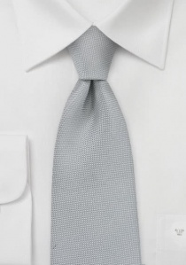 Cravatta trama argento