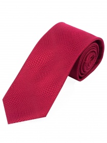 Cravatta da uomo con motivo a struttura rossa