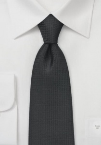 Cravatta nera reticolata