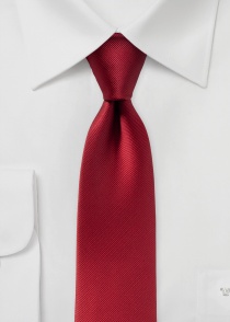 Cravatta tinta unita rosso sherry