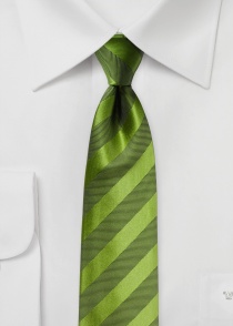 Cravatta business linea liscia struttura verde