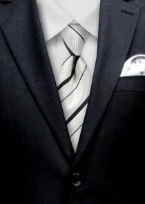 Cravatta da uomo di lunghezza extra con design a