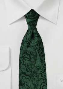 Cravatta paisley verde