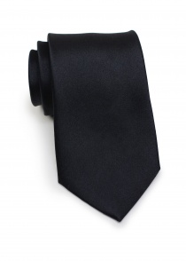 Cravatta di seta nera festosa
