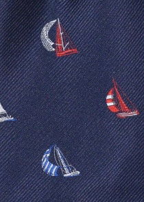 Cravatta d'affari decorazione vela marina