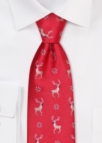 Cravatta renna rossa