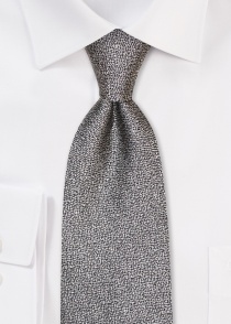 Cravatta grigio argento screziato