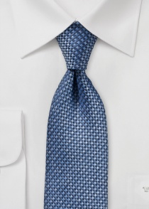 Cravatta di seta alla moda in maglia blu cielo
