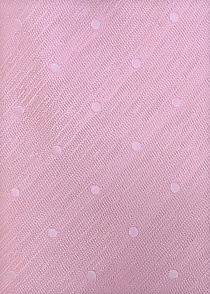 Cravatta business dot design rosa