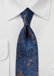 Cravatta business sciolta con motivo paisley