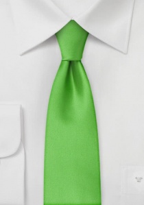 Cravatta microfibra verde smeraldo