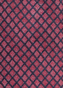 Papillon in seta e cotone rosso medio