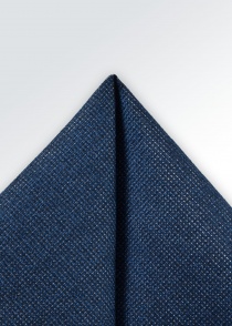 Sciarpa decorativa in seta e cotone blu scuro