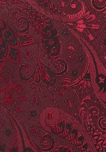Cravatta floreale rosso