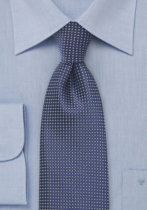 Cravatta blu metallizzata
