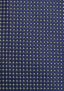 Cravatta blu metallizzata