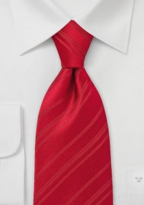 Cravatta di seta per bambini rosso fuoco