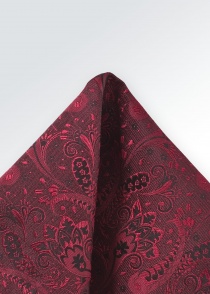 Set di sciarpe con cravatta Paisley rosso medio