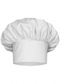 Cappello da cuoco classico in bianco