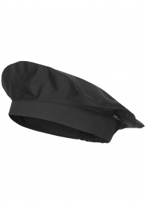 Cappello da cuoco a berretto senza pieghe in nero