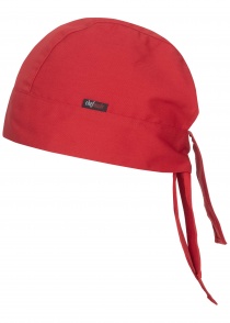 Bandana - cappello da cuoco (rosso)