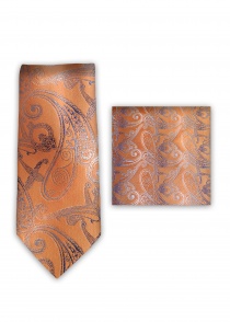 Set di cravatte business con motivo Paisley
