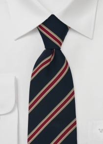 Cravatta blu rosso giallo