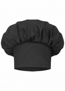 Cappello da cuoco classico in nero