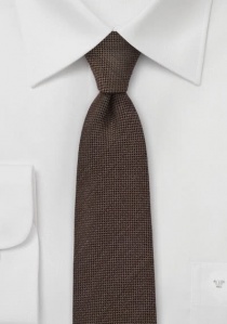 Cravatta lana marrone