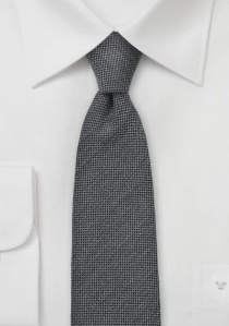 Cravatta business lana grigio