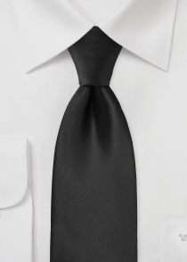 Cravatta in raso nero