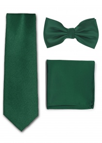 Papillon uomo fazzoletto cravatta abete verde