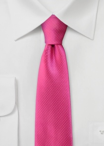 Cravatta a pois delicati rosa