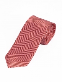 Cravatta Sevenfold con motivo a trama rossa