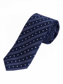 Cravatta Sevenfold a strisce a pois navy