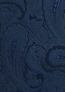 Fazzoletto da taschino paisley blu