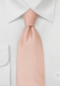 Cravatta business in raso color albicocca/rosa