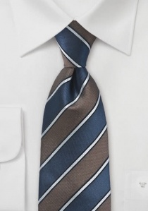 Cravatta cappuccino righe