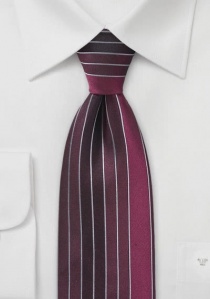 Cravatta viola righe verticali