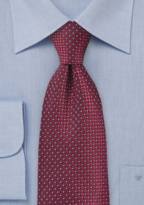Cravatta business rosso scuro