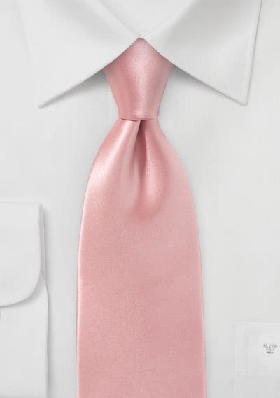 Krawatte italienische Seide rosa unifarben Krawatte italienische Seide rosa unifarben