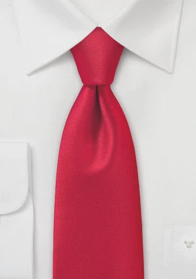 Kravatte monochrom Poly-Faser rot Kravatte monochrom Poly-Faser rot