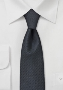 Cravatta stretta antracite