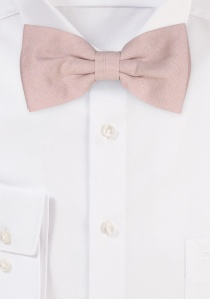 Papillon in lino beige sabbia