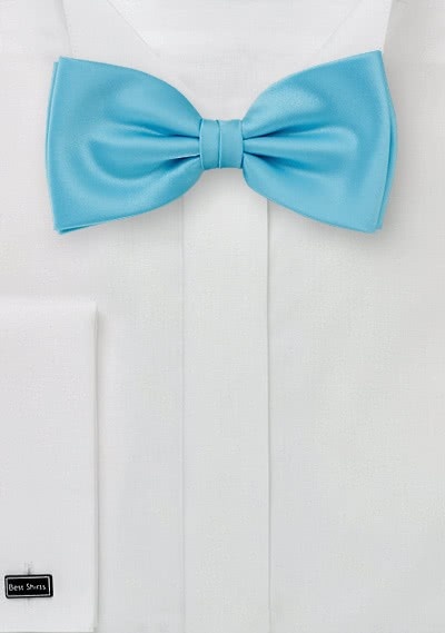 Stylische Herrenfliege monochrom aqua Stylische Herrenfliege monochrom aqua